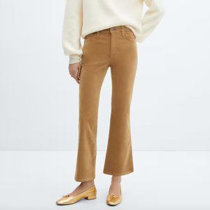 Flare Crop Corduroy Pants | BNWT | US 8